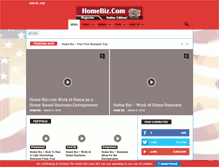 Tablet Screenshot of homebiz.com